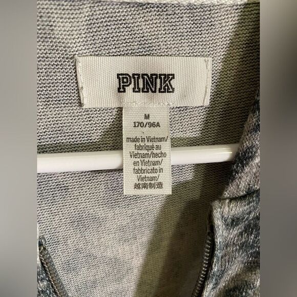 Pink zip up sweater - Picture 3 of 6